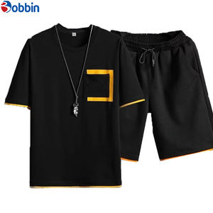 BOBBIN INDUSTRIES Ensemble de survêtement confortable pour homme, style urbain, respirant, en polaire, imprimé 3D, pour la détente - Product Image 2