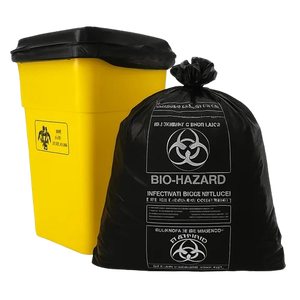 ถุงขยะสีเหลืองแบบกำหนดเองสำหรับขยะทางการแพทย์ ถุงขยะกำจัดขยะโรงพยาบาลความแข็งแรงสูง - Product Image 4