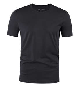 T-shirts en gros de haute qualité, 190g, en coton polyester épais, col rond, streetwear, fabricants de t-shirts - Product Image 1