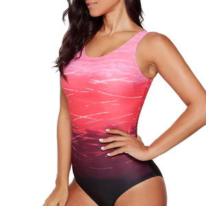 Women's One-Piece Swimsuit Stylish Beachwear Stretch Breathable Anti-Bacterial Front Logo Customizable Colors OEM Service - Product Image 5