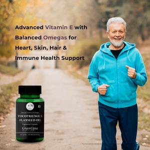 Cápsulas de Gel Suave con Tocotrienoles y Aceite de Linaza |   Cápsulas Vegetarianas Llenas de Líquido |   Suplemento de Complejo de Vitamina E - Product Image 3