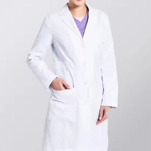 Blouse de laboratoire professionnelle pour hommes, blouse de laboratoire unisexe blanche, coton et polyester, blouse médicale pour médecin, infirmière, laboratoire, pharmacie - Product Image 6