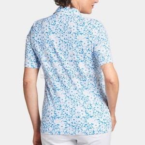 Premium Knitted Casual Stretch Fabric Short Sleeve <b>Women</b> <b>Golf</b> for Shirt Eco-Friendly Breathable Fabric for <b>Golf</b> Training - Product Image 3