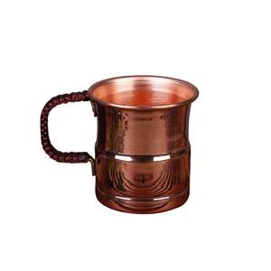 Tasse à bière et à vin en cuivre, tasse en cuivre faite à la main pour les fêtes, les mariages, la décoration de la cuisine, du bar, des articles de bar - Product Image 1