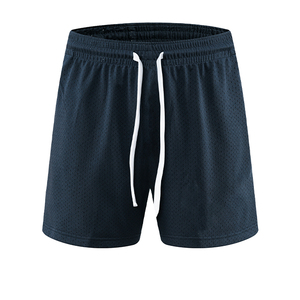 Quick-Drying Breathable Double <b>Layer</b> Mesh Fabric Sports Gym Wear Custom 150 Gsm 100% Polyester Pants Mens Mesh Shorts - Product Image 4