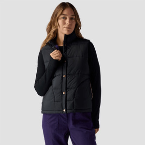 Gilet d'hiver chaud pour femmes fabriqué en Chine, gilet rembourré épais avec capuche amovible - Product Image 1
