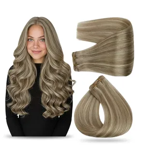 Peluca de Cabello Humano Largo Rubio Ceniza Zura Impex RWH-140 Remy, Cabello Indio con Cutícula Completa, Base de Seda, 100% Densidad, Una Sola Dirección - Product Image 6