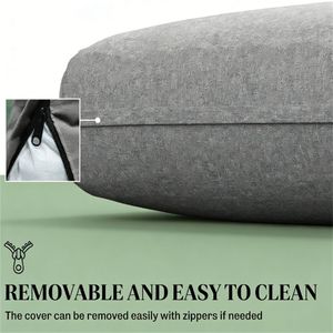 2 Cuscini Grigi per Divano da Esterno, Solo Cuscini per Arredamento da Giardino - Product Image 4