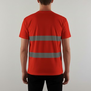 Chemise de sécurité réfléchissante personnalisée avec tissu durable pour les travailleurs de la construction et de l'ingénierie - Product Image 5