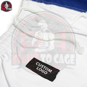 Tenue de Freestyle Haute Performance pour Adultes, Blanc et Bleu, Matière de Qualité Supérieure, avec Logo Personnalisé Imprimé, Combinaisons d'Arts Martiaux - Product Image 4