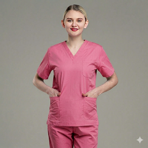 Uniforme médical personnalisé et respirant en tissu de coton doux pour les médecins, utilisable en toutes saisons - Product Image 6