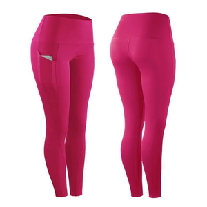Wholesale Women <b>Yoga</b> Pants Ladies Fitness Leggings Running Gym Workout <b>Trousers</b> Sport With Logo - Product Image 6
