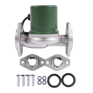 Pompa di Ricircolo Acqua in Acciaio Inox 1/25hp 14GPM 3250RPM 0.84 AMP 125 Psi 115V per Acqua, Sostituzione per Taco 008 SF6 008SF6 - Product Image 3