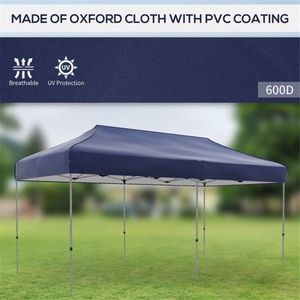 Tenda a baldacchino pop-up blu scuro - Product Image 6