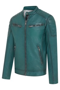 Blouson de motard en cuir de luxe pour homme, style vintage, cuir véritable, service d'échantillons OEM disponible dans le monde entier - Product Image 4