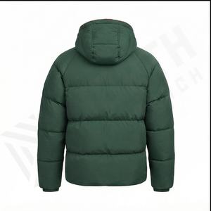 Veste bouffante imprimée OEM personnalisée pour hommes veste d'hiver décontractée avec logo personnalisé pour hommes avec poches mode masculine vente en gros - Product Image 3