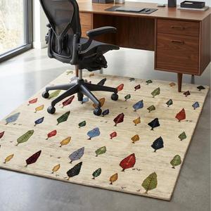 Tapis en laine noué à la main style Gabbeh, motif arbre multicolore, tapis décoratif fait main pour salon et chambre - Product Image 2