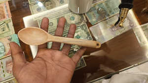 ช้อนตวงทำจากไม้บีชธรรมชาติแบบพกพาเครื่องใช้ในครัวเรือนใช้ในครัวช้อนตักกาแฟแบบผงช้อนตวงใส่เกลือสำหรับงานปาร์ตี้ - Product Image 2