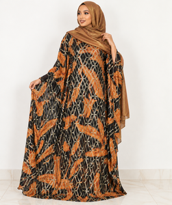Ensemble élégant somalien Fransawi Dirac en tissu Royal Touch avec motif floral pour femmes et filles - Product Image 2