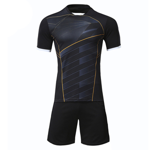 Uniforme de Fútbol Transpirable Unisex para Adultos, Jersey de Manga Corta de Spandex/Poliéster, Ropa Deportiva Personalizable - Product Image 1