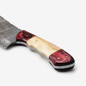 Cuchillo de Cocina Profesional, Hoja de Acero de Damasco, Hecho a Mano, Forjado a Mano, Estilo Vintage, Mango de Madera Ambidiestro, Cuchillo de Cocina al por Mayor - Product Image 2