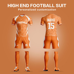 Camiseta de fútbol tailandesa de calidad, uniforme de fútbol personalizado para club, camiseta de fútbol sublimada, ropa deportiva de verano, equipaciones de fútbol para equipos. - Product Image 2