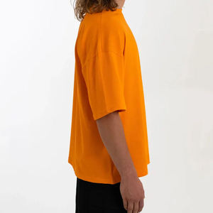 T-shirt Homme Oversize Personnalisé VIBE SEWN en Coton Lourd 220g Col Rond Effet Délavé Séchage Rapide Écologique – Vente en Gros - Product Image 5