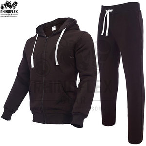 Conjunto Deportivo Personalizado para Hombre, 100% Poliéster, Logotipo Sólido, Talla Grande, 2 Piezas, Informal, Primavera, Transpirable, Sudadera de Manga Larga, Pantalones Deportivos - Product Image 4
