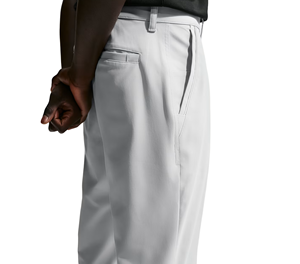 Men's <b>White</b> Pleated Formal <b>Trousers</b> High Waist Cotton Oxford Anti-Wrinkle Summer Wear - Product Image 4