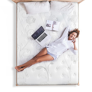 Vải Dệt Kim Gấp Giường Với Nệm Euro Top Cao Su Tự Nhiên Sleepio Cuộn Dây 5 Sao Khách Sạn Nệm Mùa Xuân Nệm - Product Image 2