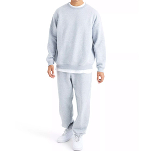 Survêtement unisexe personnalisé en molleton épais avec impression en relief, sérigraphie et broderie de logo – Vente en gros - Product Image 1