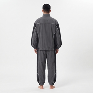 Ensemble de survêtement coupe-vent pour homme, conçu sur mesure, veste et pantalon de sport légers - Product Image 2