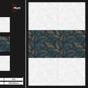 Azulejos de Cerámica Mate de Lujo de 300X600MM, Ideales para Baños, Cocinas y Salas de Estar, Fáciles de Limpiar, Antideslizantes y Duraderos - Product Image 1