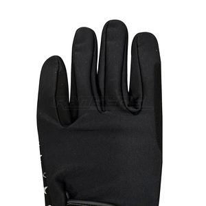 Gants d'équitation noirs en cuir PU avec motif fer à cheval et étoile, style classique, pour jeune cavalier, performance hivernale - Product Image 4