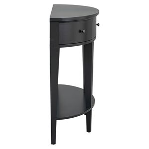 Consolla moderna curva in stile U con 3 cassetti e 1 ripiano per l'ingresso del corridoio o il divano del soggiorno - Product Image 6