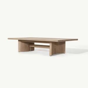 Conjunto de Comedor de Madera de Roble Europeo, Cómodo, Duradero y Ecológico, Mesa de Conversación para Jardín, Sala de Estar, Almacén o Escuela - Product Image 3
