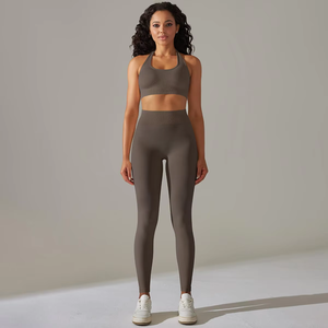 Conjuntos de Ropa Deportiva Elástica Exclusiva para Mujer, Trajes de Yoga para Gimnasio, Fitness, Ejercicio, Ropa Deportiva sin Costuras, Conjuntos de Yoga para Mujer - Product Image 5
