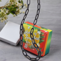 Kalung Berlapis Tanduk Elegan Berkilauan Berlapis Emas Ramah Lingkungan Hadiah untuk Segala Usia untuk Pesta Pernikahan Harga Terjangkau