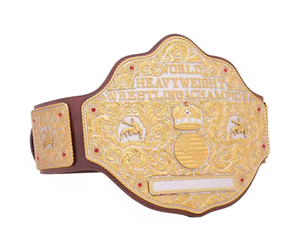 Cinturón de Campeonato Mundial de Peso Pesado Personalizado, Chapas de Metal Doradas, Cuero Genuino de Longitud Completa, Cómodo - Product Image 5