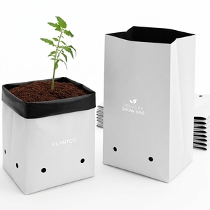 Sac de culture en plastique durable et réutilisable de 1000 ml pour utilisation hydroponique, jardinage, applications extérieures - Product Image 3