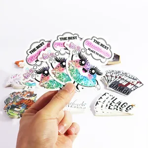 Custom Die Cut Waterproof Vinyl <b>Stickers</b> <b>Personalized</b> Logo <b>Labels</b> Cartoon Design BOPP Material - Product Image 3