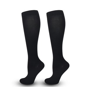 Knee High <b>Compression</b> <b>Socks</b> Custom Logo Cuff Anti-Slip Breathable Moisture-Wicking Eco-Friendly for Basketball Training <b>Running</b> - Product Image 1