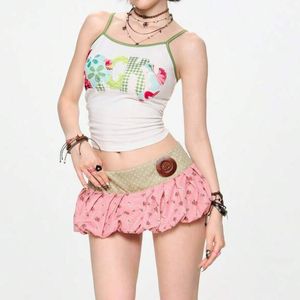 Top corto de tirantes finos con estampado de letras personalizado para mujer, ajustado, sin mangas, estilo camiseta, chaleco de verano, venta al por mayor OEM - Product Image 2