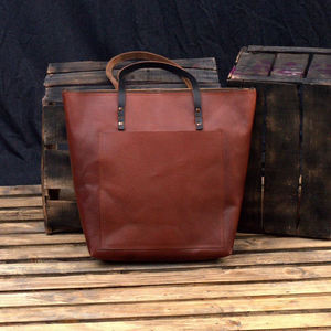 กระเป๋าหนังแท้ทรงวินเทจสุดหรู ทำมือสำหรับผู้ชาย รุ่น Crazy Horse สำหรับใส่แล็ปท็อป ดีไซน์เนอร์ กระเป๋าถือสะพายไหล่สำหรับเดินทาง รุ่น LTB-0223 - Product Image 3