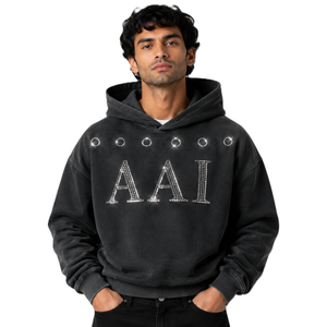 Sudadera con Capucha de Moda con Pedrería Termoadhesiva, Transpirable, de Algodón Pesado 100%, Prenda Lisa para OEM, Top con Logotipo Personalizado - Product Image 1