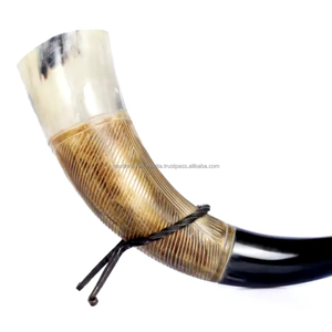 Vente chaude de luxe grande corne à boire Viking avec finition polie brillante artisanat naturel matériau organique-cadeau de mariage pour l'Europe - Product Image 1