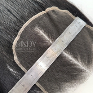 Trama de cabello humano virgen vietnamita superventa 100%, máquina de cierre de doble trazo, precio al por mayor - Product Image 2