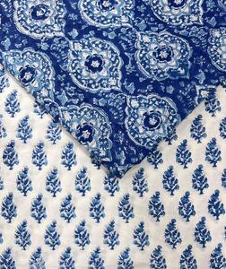 Tissu imprimé au bloc Jaipur Sanganeri, coton fait main, respirant, écologique, pour chemises, robes et sacs pour filles et garçons - Product Image 5