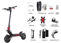 Trottinette Électrique Yume Raptor Yume 6000W Double Moteur Trottinette Électrique 3000W*2 Scooter Électrique Adulte 60V 27Ah 80Km/H Max 90Km Autonomie