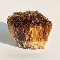 Pierre brute naturelle de calcite ambrée de haute qualité, spécimen minéral brut pour la guérison, la méditation, le yoga, la décoration et le Feng Shui